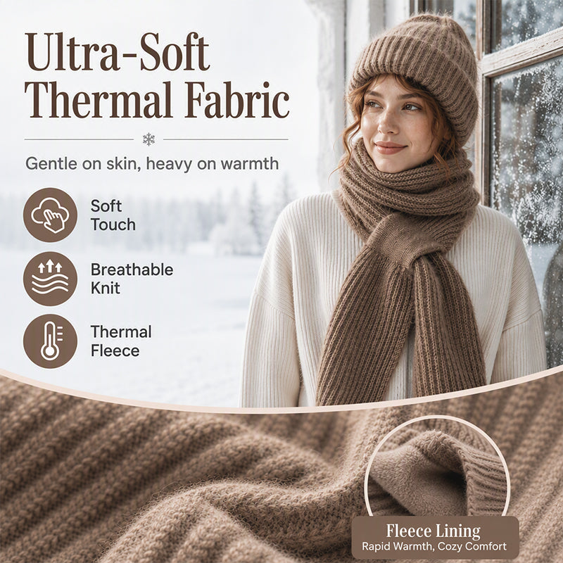 🌨️🧣 Hooded Scarf | Hat, Hood & Neck Warmer in One – 3-in-1 Warmth for Cold Days ✨