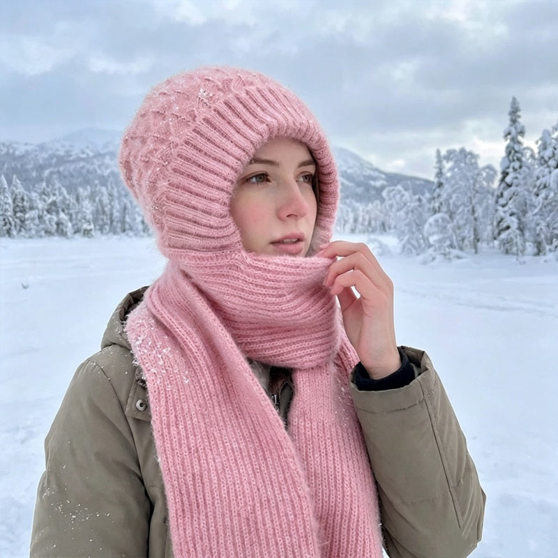 🌨️🧣 Hooded Scarf | Hat, Hood & Neck Warmer in One – 3-in-1 Warmth for Cold Days ✨