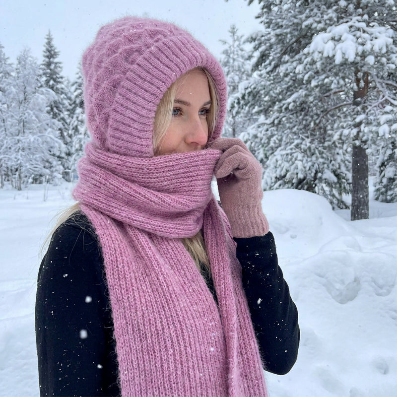 🌨️🧣 Hooded Scarf | Hat, Hood & Neck Warmer in One – 3-in-1 Warmth for Cold Days ✨