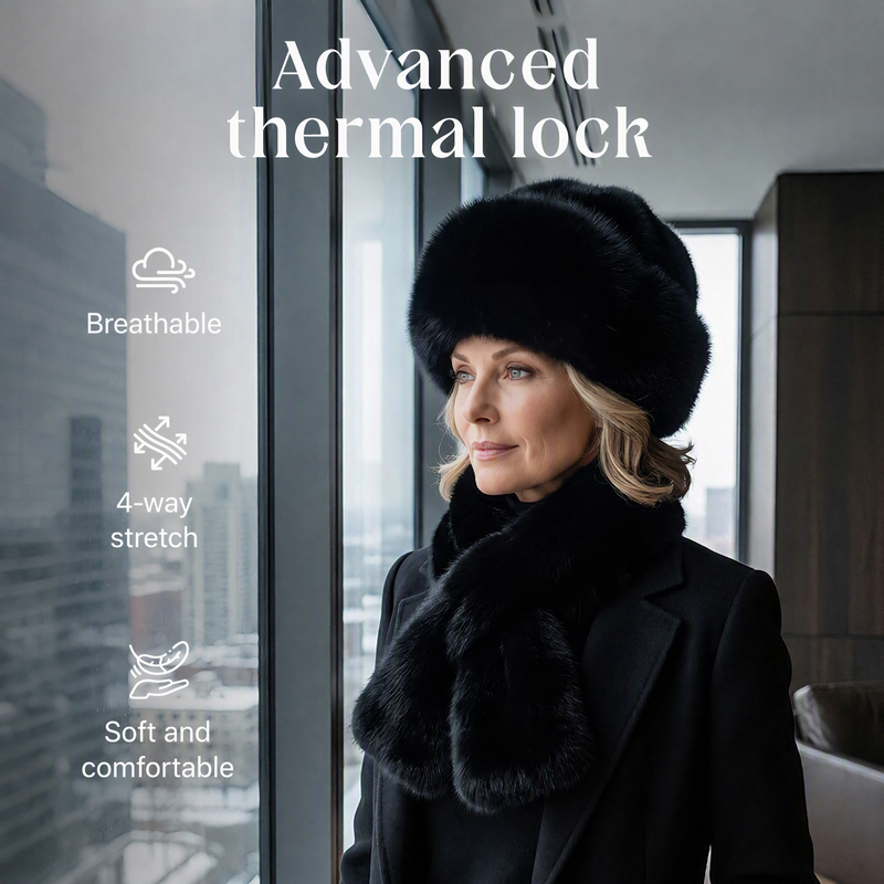 Heat Lock & Full Head-to-Neck Coverage — Winter Plush Scarf & Hat Set 🧣❄️