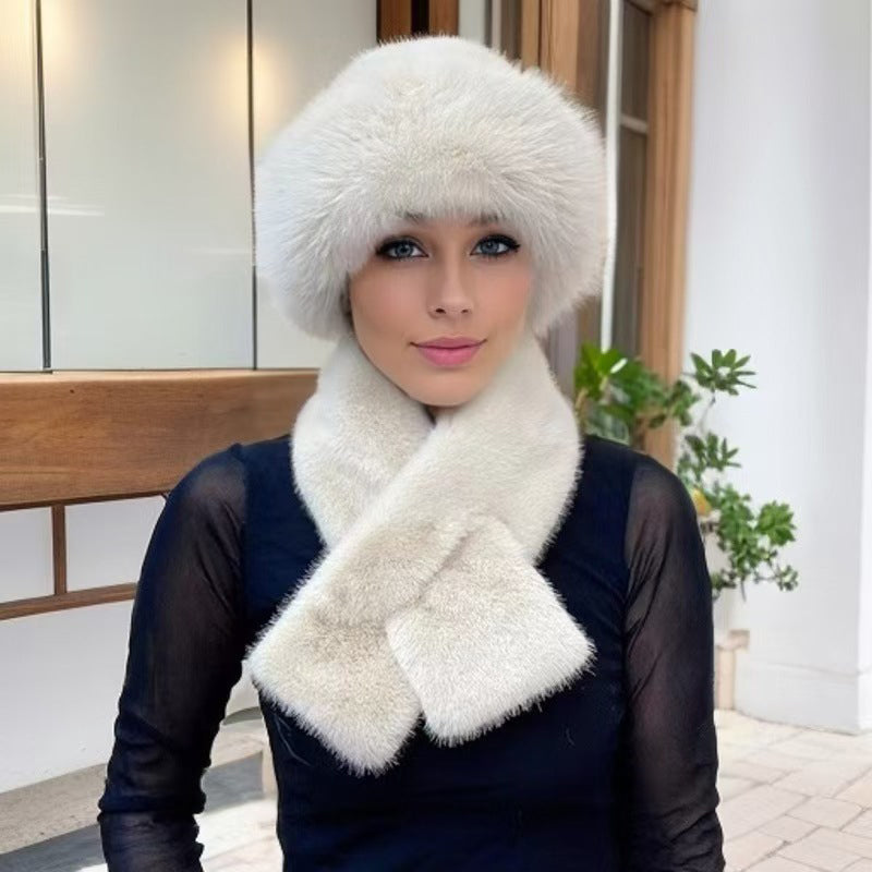 Heat Lock & Full Head-to-Neck Coverage — Winter Plush Scarf & Hat Set 🧣❄️