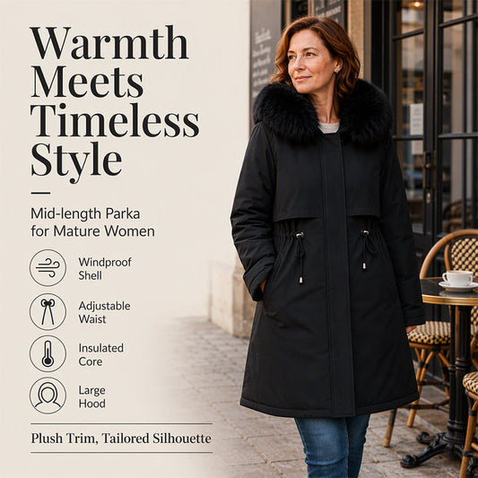 Warmth Meets Mid-Length — Women’s Warm Jacket 🧥🔥