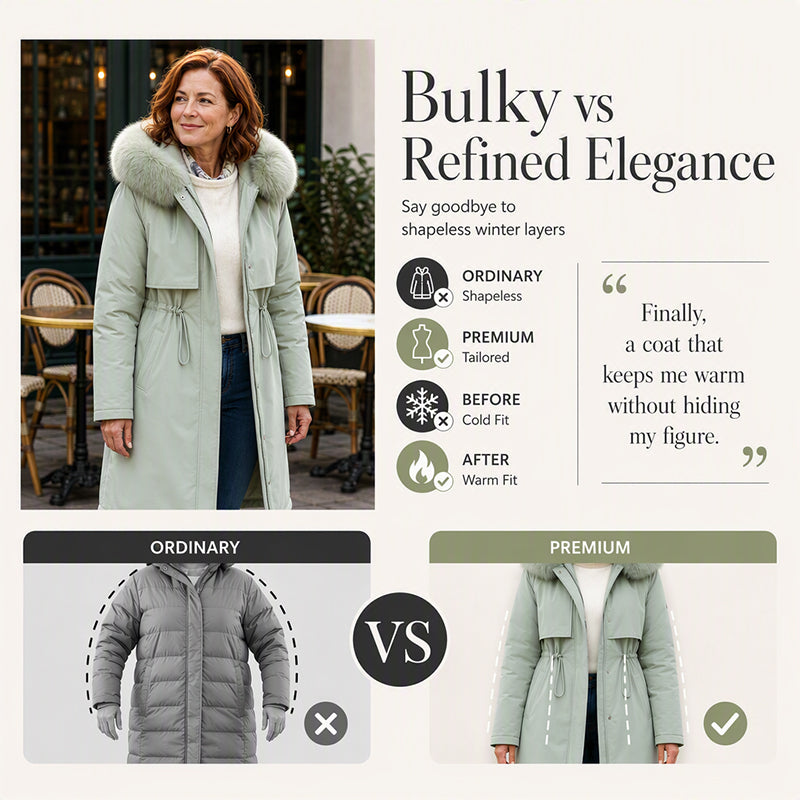 Warmth Meets Mid-Length — Women’s Warm Jacket 🧥🔥