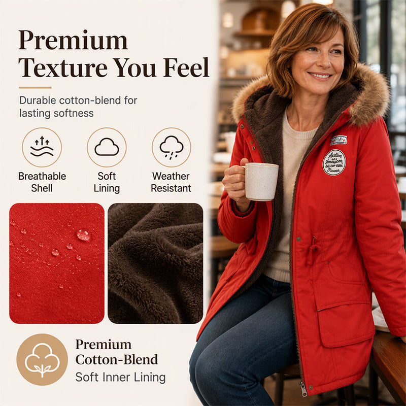 Warm-Lined & Hooded — Women’s Parka Jacket 🧥❄️