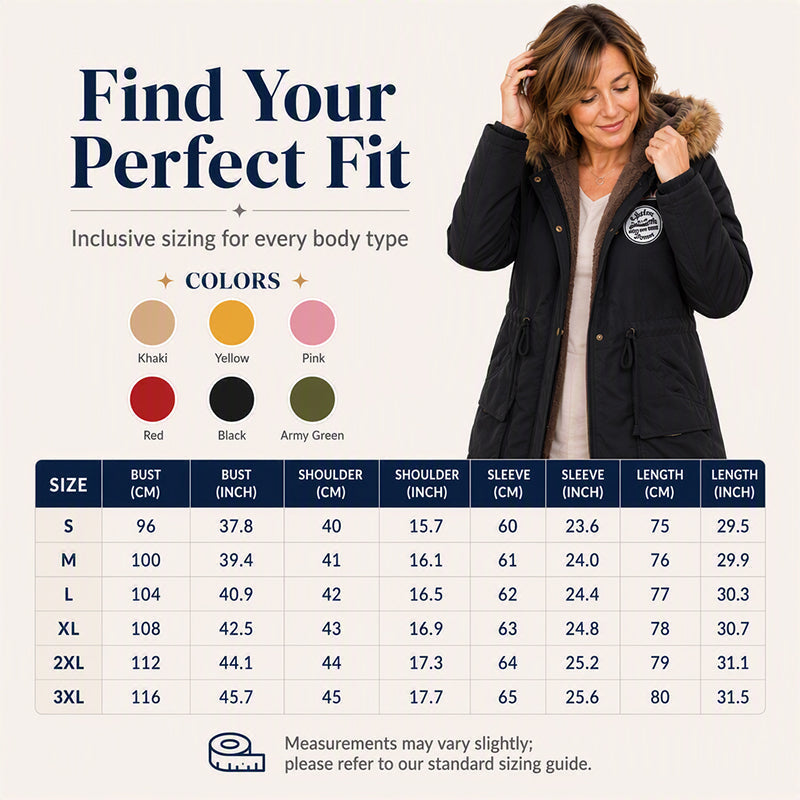 Warm-Lined & Hooded — Women’s Parka Jacket 🧥❄️