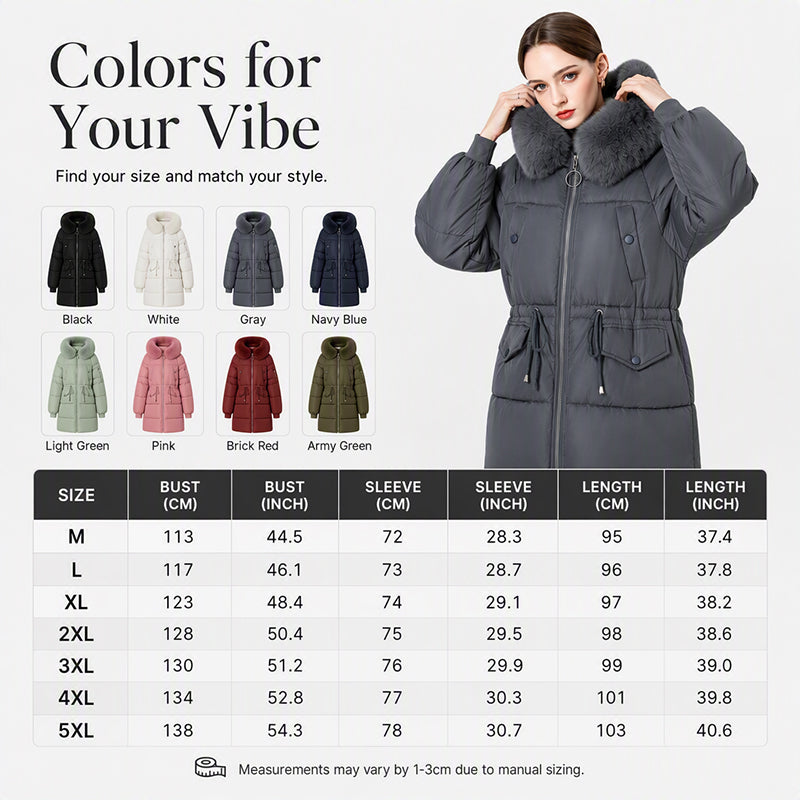❄️ Mid-Length Padded Coat for Women — Cosy Without the Bulk