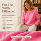 Meet Your New Favourite: Women’s Waffle-Knit Loose-Fit Sweatshirt 🧇👚