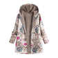 Vintage Leaf Print & Hooded — Women’s Coat 🍂🧥