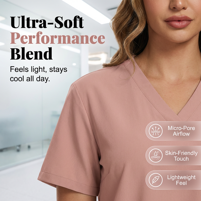 Comfortable & Breathable — Women’s Scrubs Set 🩺✨