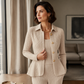 🔥 Elegant Ruffled Peplum — Women’s Blazer 💖✨