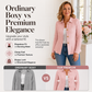 🔥 Elegant Ruffled Peplum — Women’s Blazer 💖✨