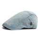 🧢 Unisex Vintage Flat Cap — Distressed Finish, One Size