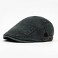 🧢 Unisex Vintage Flat Cap — Distressed Finish, One Size