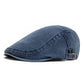 🧢 Unisex Vintage Flat Cap — Distressed Finish, One Size