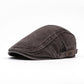 🧢 Unisex Vintage Flat Cap — Distressed Finish, One Size