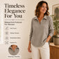 Loose Fit & Stretchy for All Body Types — Women’s V-Neck Ribbed Knit Sweater 🧶✨