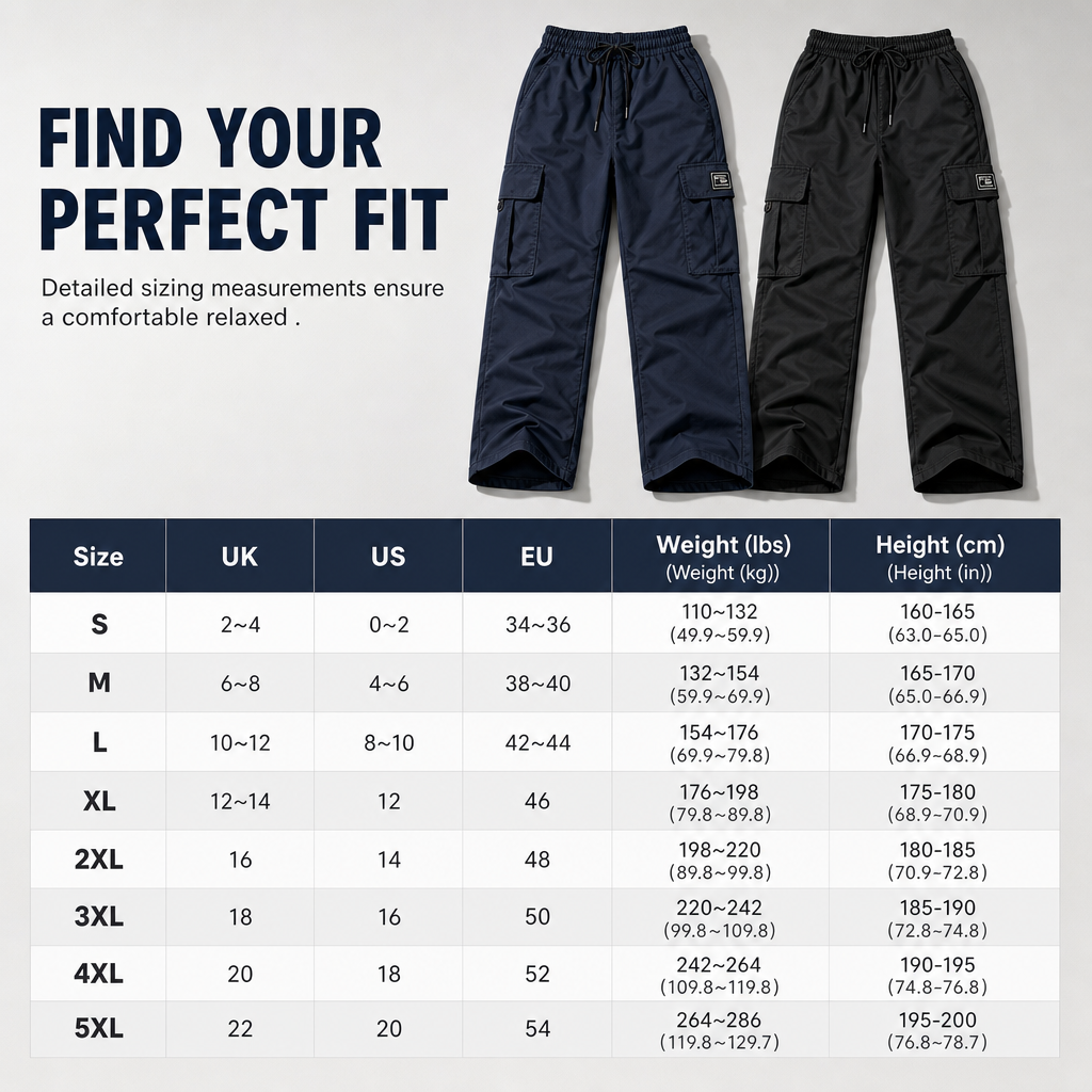 👖 Women's Relaxed Fit Straight-Leg Cargo Trousers | Casual Comfort & Everyday Utility ✨
