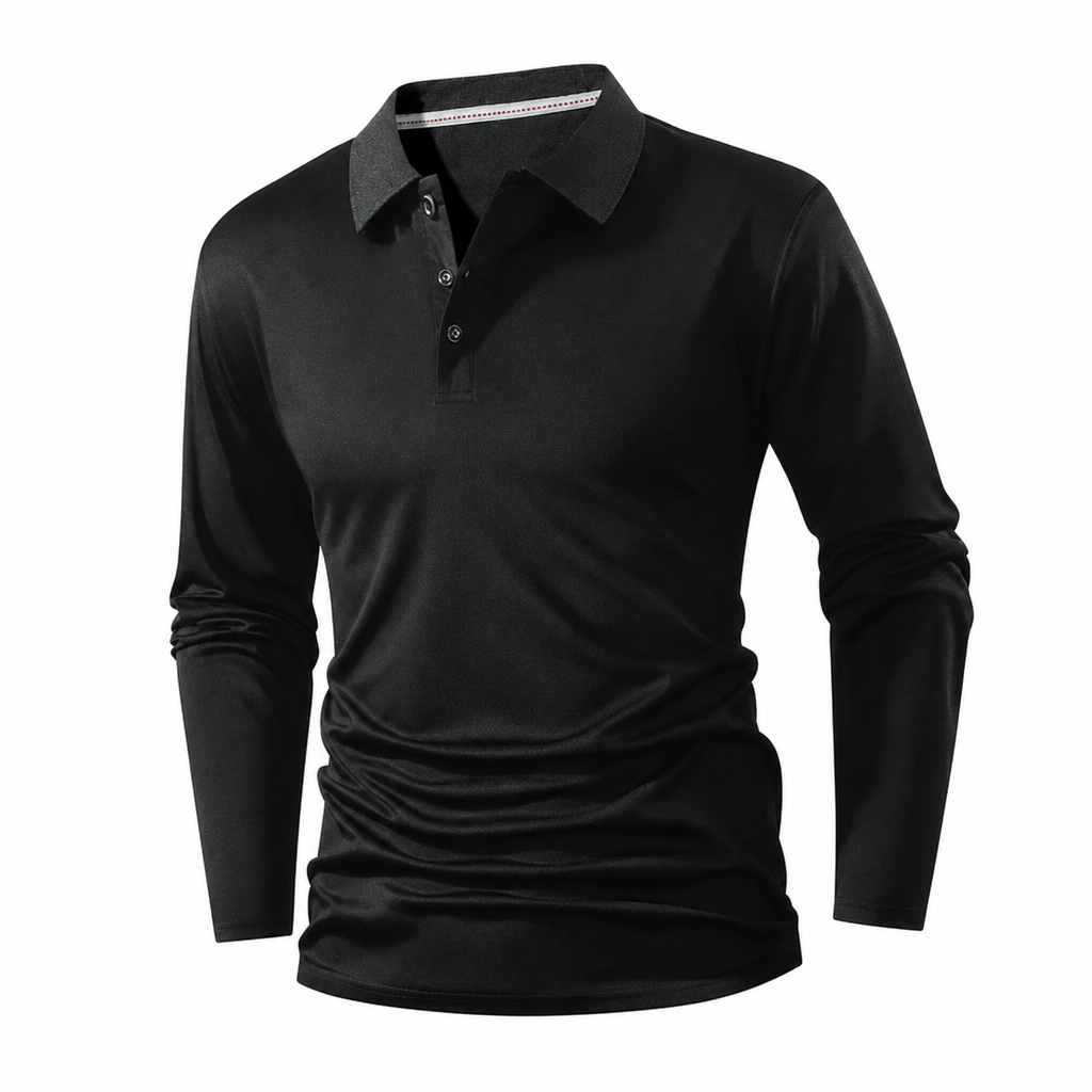 Long Sleeve & Collared — Men’s T-Shirt 👔✨