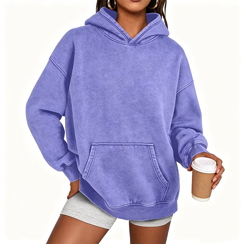 🖤 Unisex Oversized Acid Wash Hoodie | Casual Streetwear Vibe – Relaxed Fit for Everyday ✨