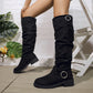 Slouchy Knee-High with Belt Buckle — Women’s Boots 👢✨