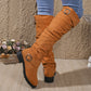 Slouchy Knee-High with Belt Buckle — Women’s Boots 👢✨