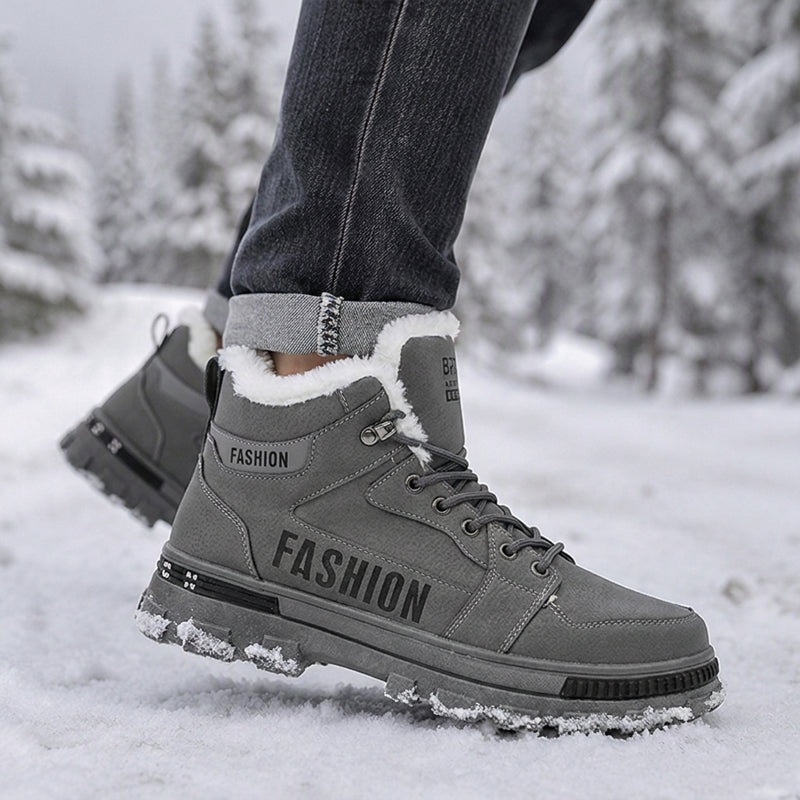Men's Martin Boots — Non-Slip, Warm-Lined 🥾