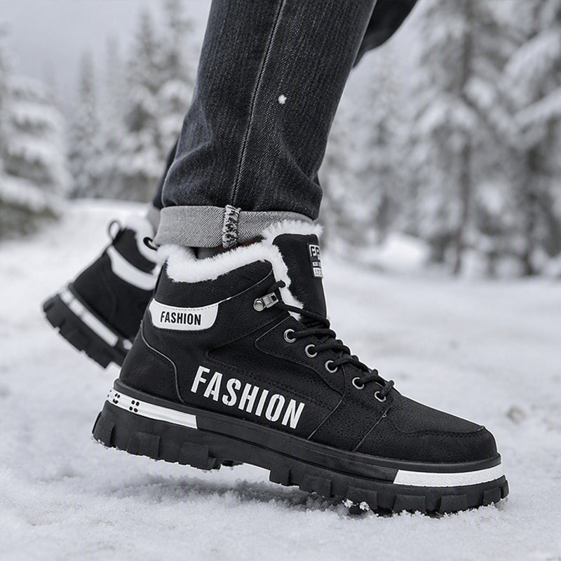 Men's Martin Boots — Non-Slip, Warm-Lined 🥾