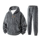 Men's Cosy Cable Knit Hooded Set — Winter 🧥
