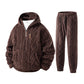 Men's Cosy Cable Knit Hooded Set — Winter 🧥