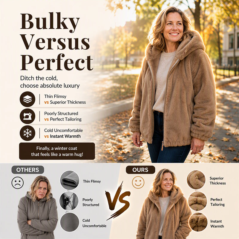 Stay Cosy This Winter — Women’s Hooded Jacket 🧥❄️