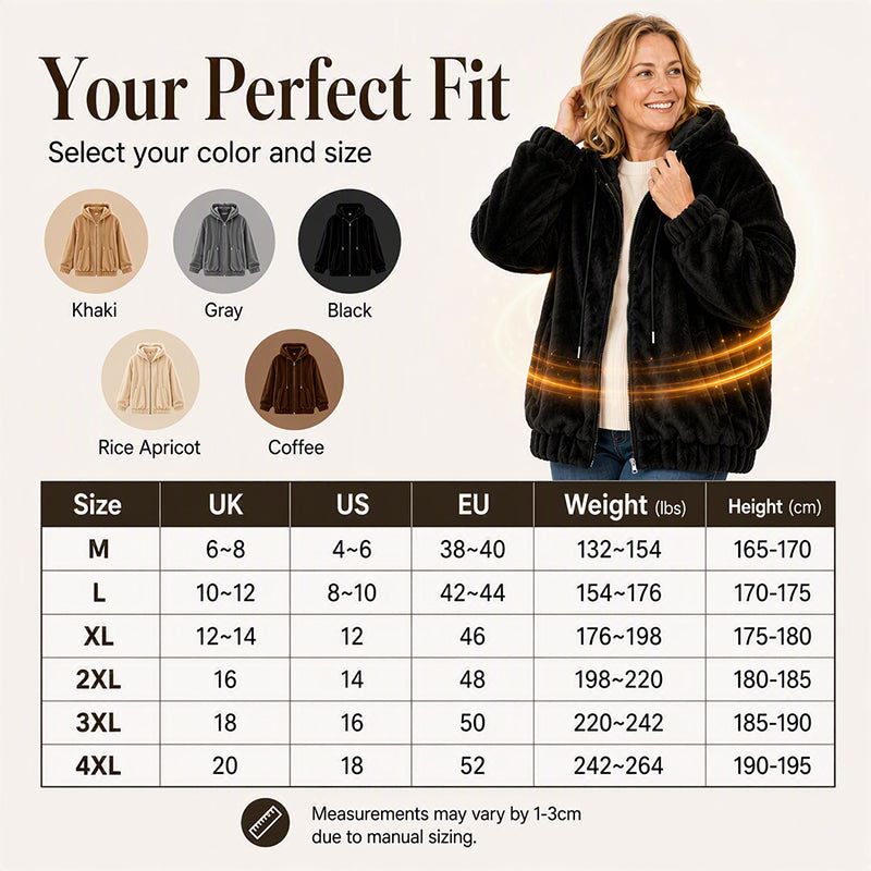 Stay Cosy This Winter — Women’s Hooded Jacket 🧥❄️