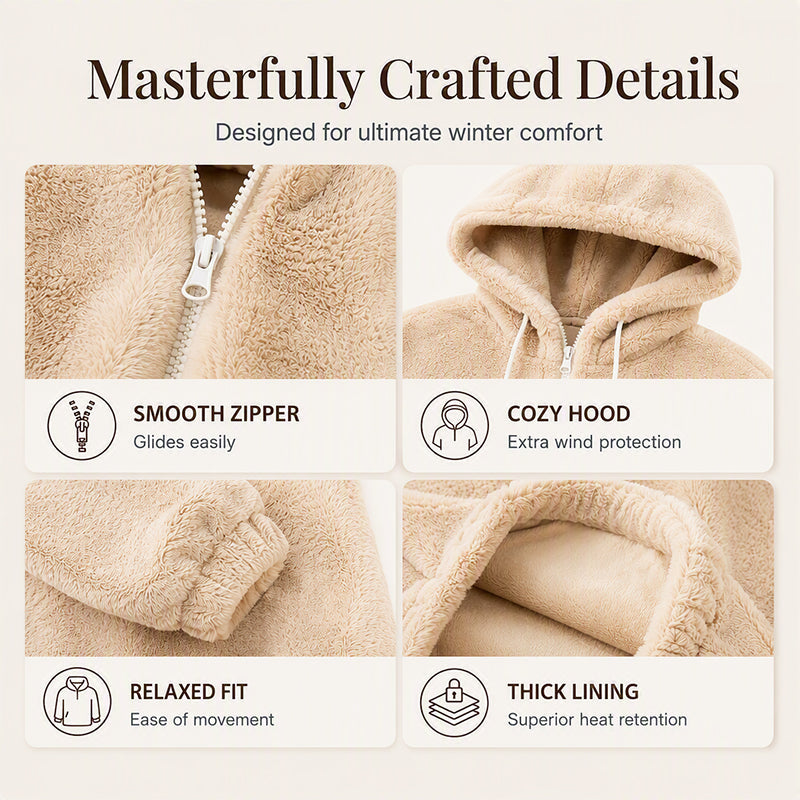 Stay Cosy This Winter — Women’s Hooded Jacket 🧥❄️