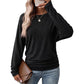 Women's Loose Knit Jumper — Batwing Sleeves, Side Ruched 🧥