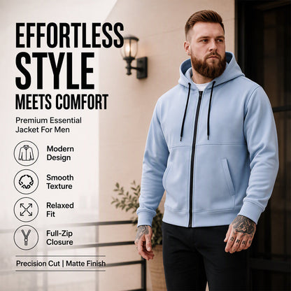 Casual Warm Zip-Up & Hooded — Men’s Jacket 🧥🔥