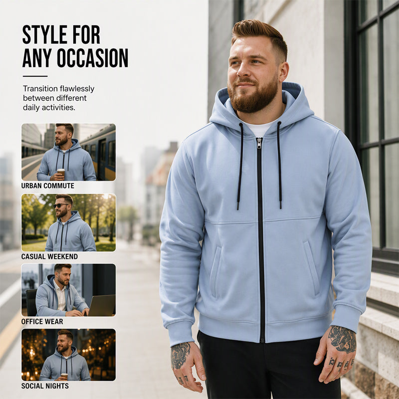 Casual Warm Zip-Up & Hooded — Men’s Jacket 🧥🔥