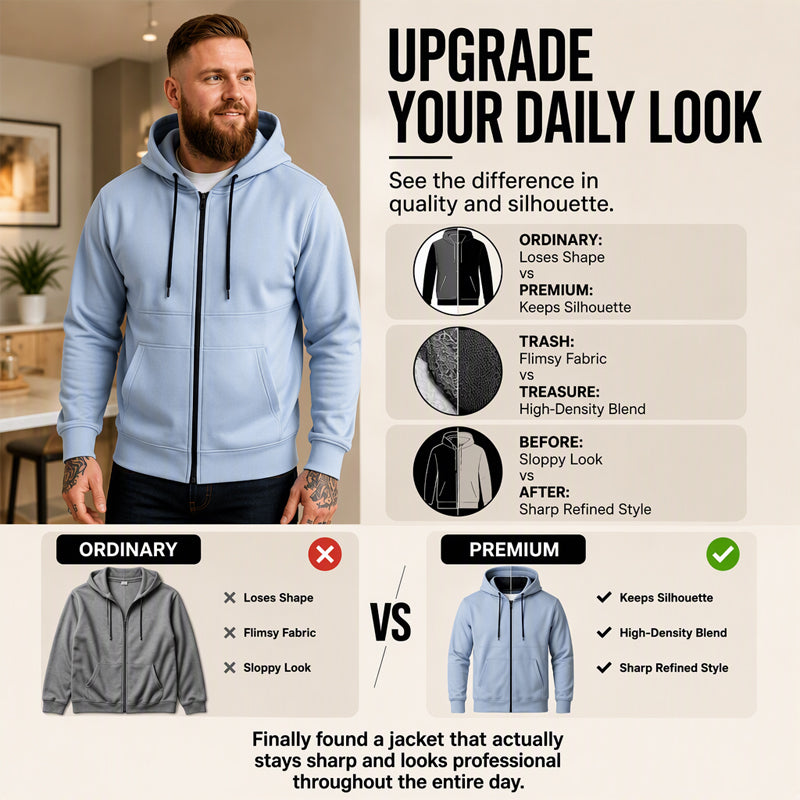 Casual Warm Zip-Up & Hooded — Men’s Jacket 🧥🔥