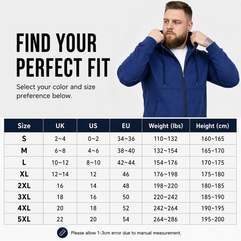 Casual Warm Zip-Up & Hooded — Men’s Jacket 🧥🔥