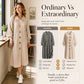 Lantern Sleeve & Ribbed Knit — Women’s Maxi Dress 🧶👗