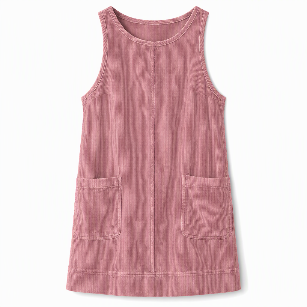 Women's Corduroy Tank Dress — Casual, Sleeveless 👗
