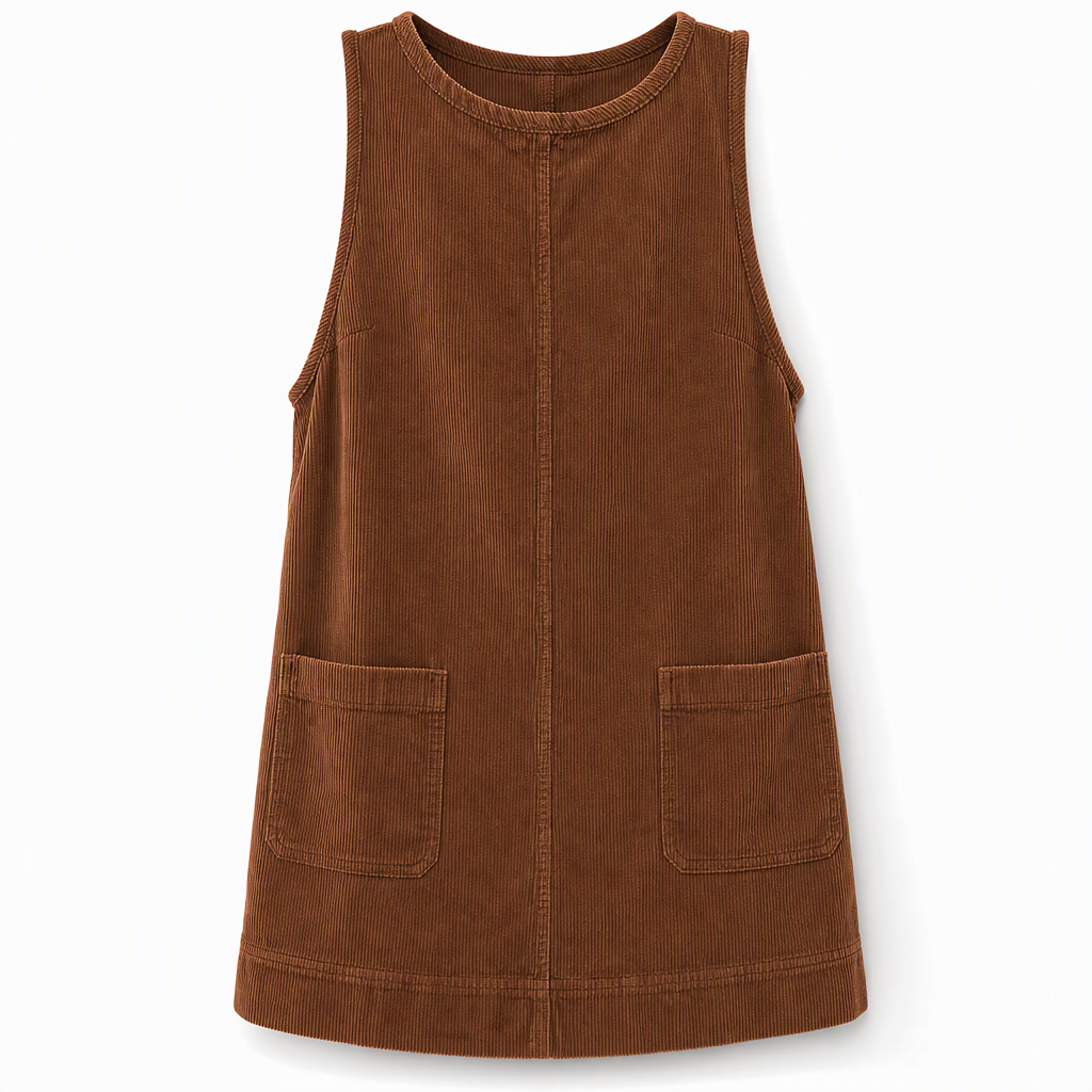 Women's Corduroy Tank Dress — Casual, Sleeveless 👗