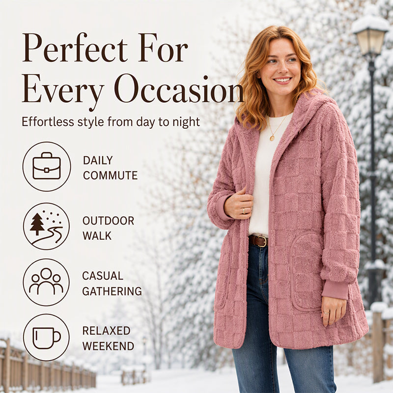 🌨️ Women's Winter Hooded Jacket — Cosy, Warm, Good Fit 🧥