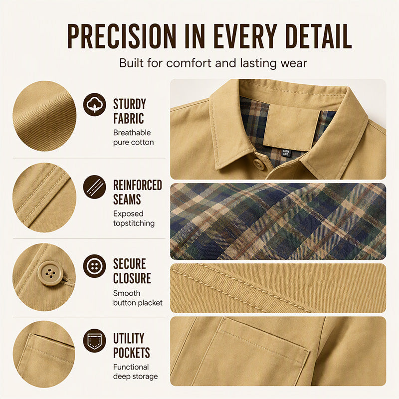 🧥 Men's Casual Lapel Jacket | Easy to Style & Perfect for Everyday Wear ✨