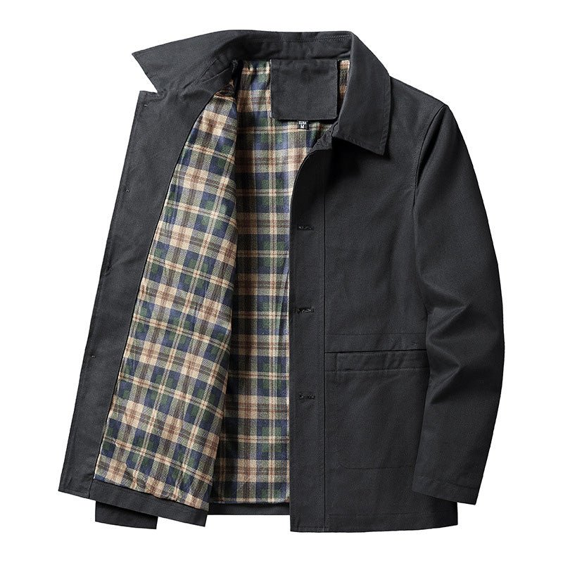 🧥 Men's Casual Lapel Jacket | Easy to Style & Perfect for Everyday Wear ✨