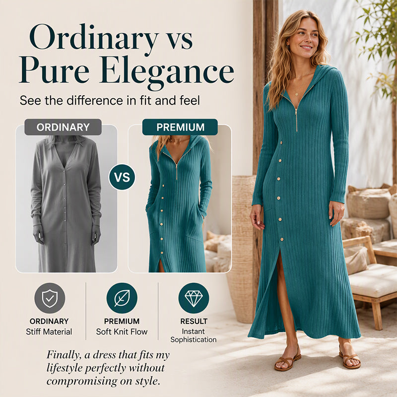 👗 Women's Hooded Maxi Dress | Effortless Style & Everyday Comfort ✨
