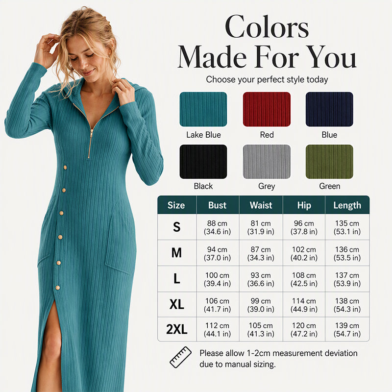👗 Women's Hooded Maxi Dress | Effortless Style & Everyday Comfort ✨