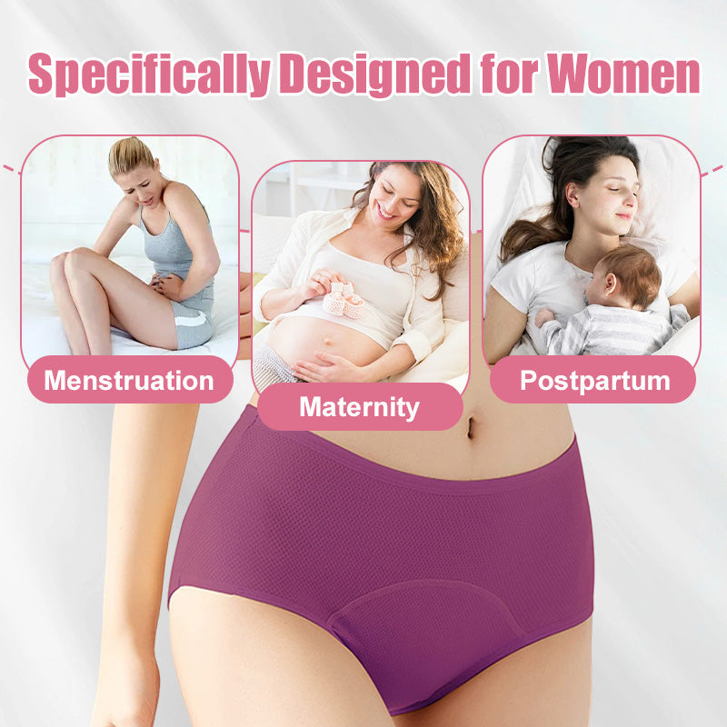 🩲 Women's High Waist Leak Proof Panties | Menstruation Protection, Comfort & Confidence ✨