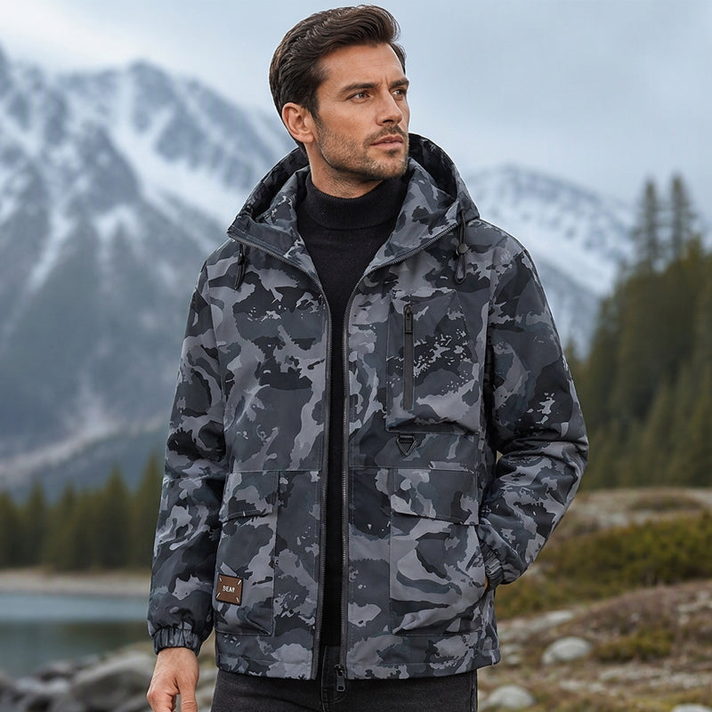 🧥 Stylish Camouflage Hooded Jacket | Bold Look & Everyday Comfort ✨