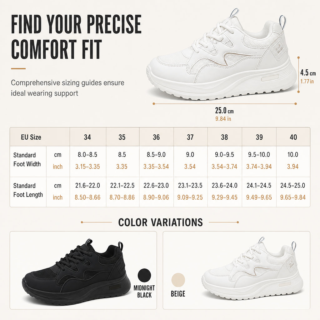 👟 Women's Lightweight Breathable Sports Shoes | All-Day Comfort & Easy Movement ✨