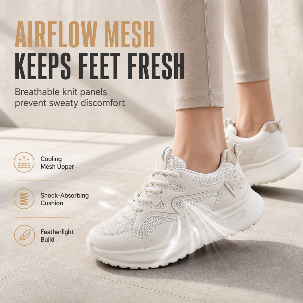 👟 Women's Lightweight Breathable Sports Shoes | All-Day Comfort & Easy Movement ✨