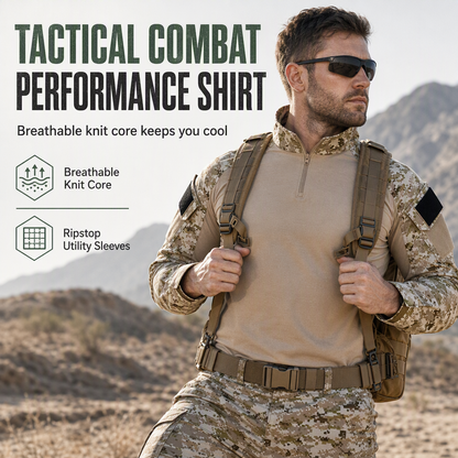 🏕️ Men's Long Sleeve Tactical Jacket | Rugged Look & Everyday Utility ✨